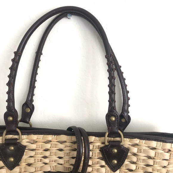 Tommy Bahama Woven Straw Tote - Picture 3 of 10